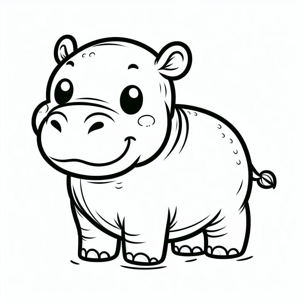 A Very Cute Hippo