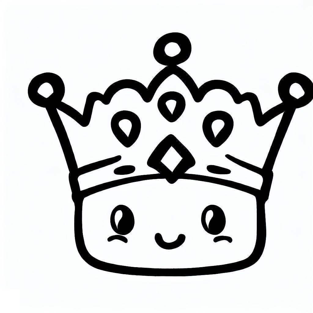 adorable crown coloring