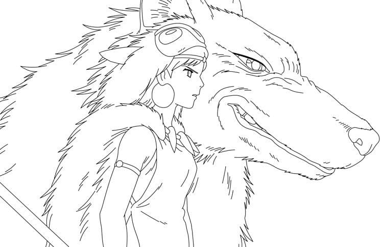 Anime Princess Mononoke