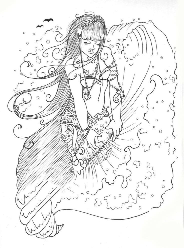 Aquarius Printable coloring page