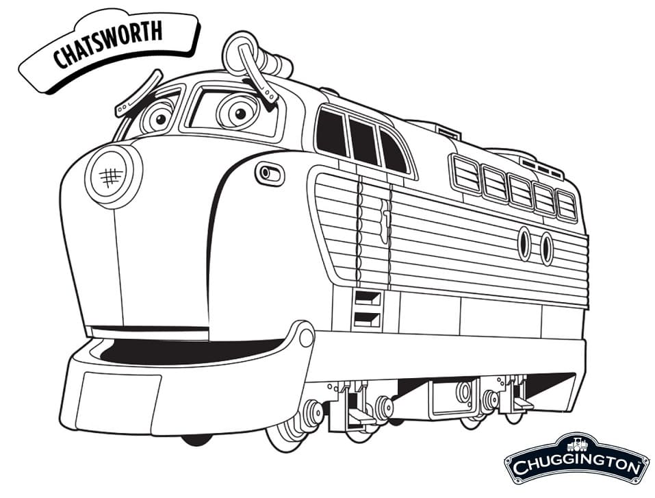 Chatsworth coloring page