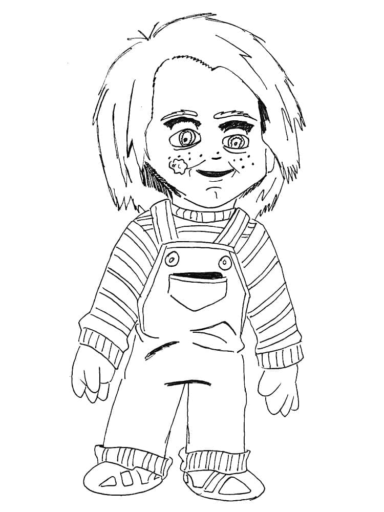 Chucky Free Printable coloring page - Download, Print or Color Online ...