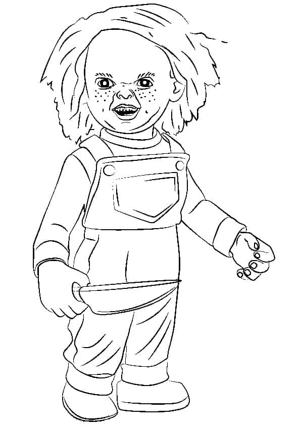 Chucky Printable coloring page - Download, Print or Color Online for Free