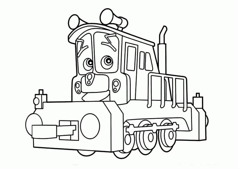 Chuggington Calley coloring page