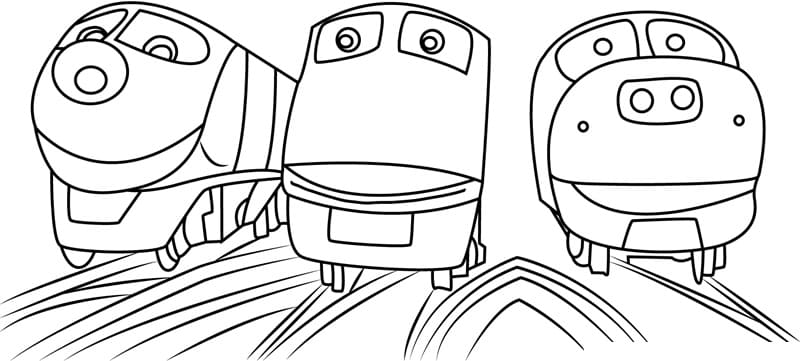 Chuggington Free coloring page