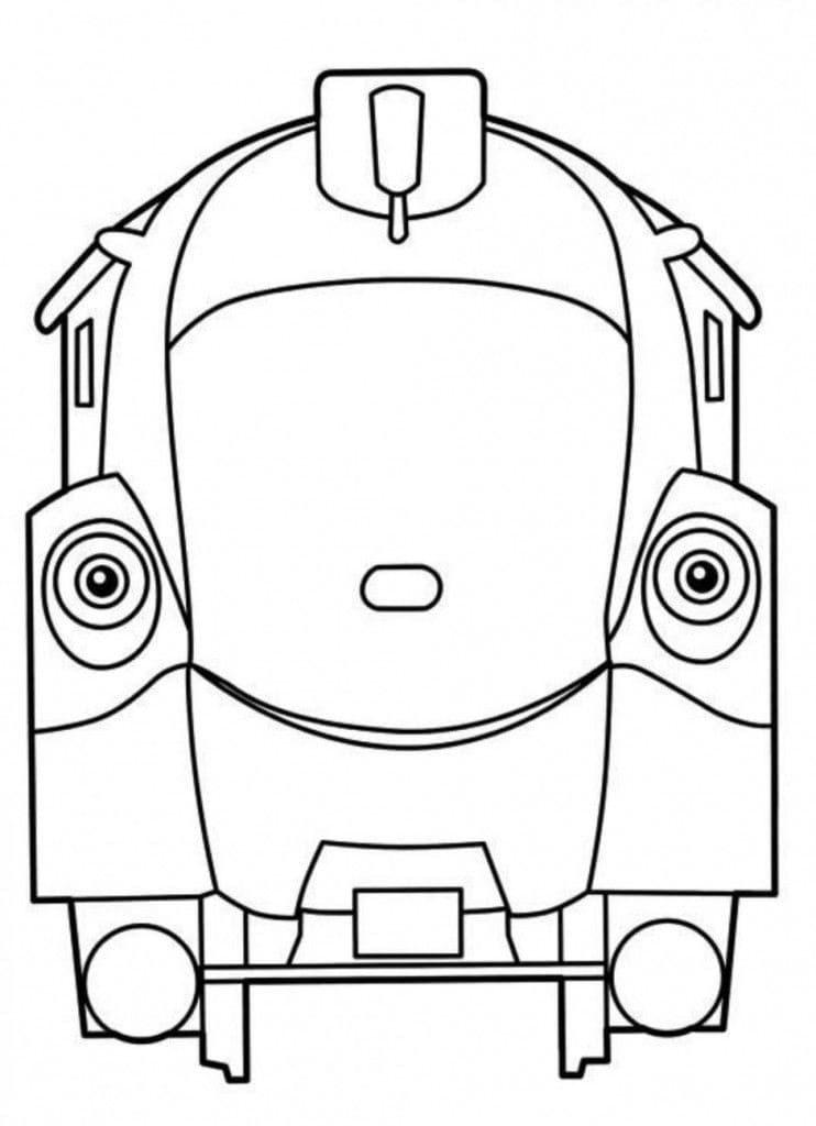 Chuggington Olwin coloring page