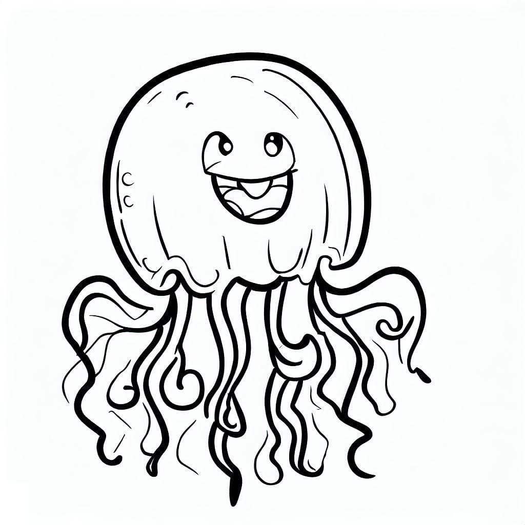 Jellyfish coloring pages - ColoringLib