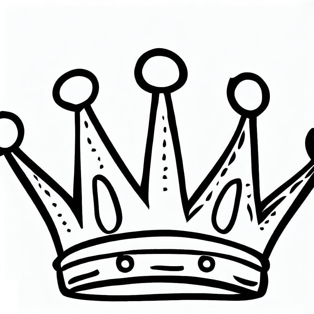 Crown Free Printable coloring page - Download, Print or Color Online ...