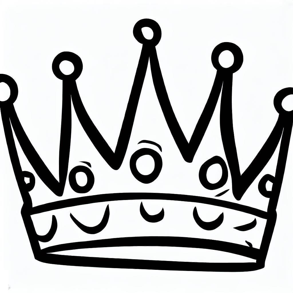 Crown Printable coloring page - Download, Print or Color Online for Free