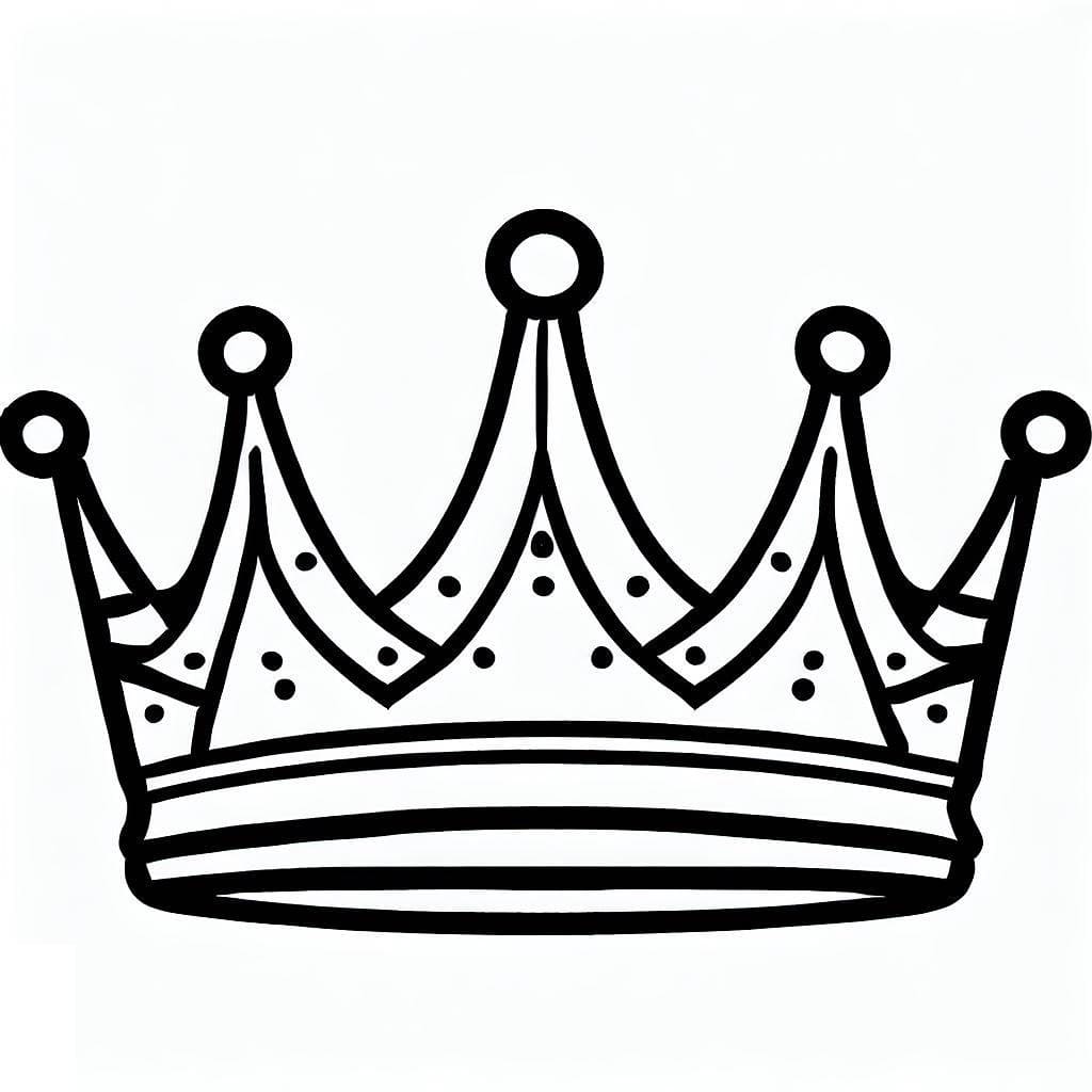 Crown - Sheet 2 coloring page - Download, Print or Color Online for Free