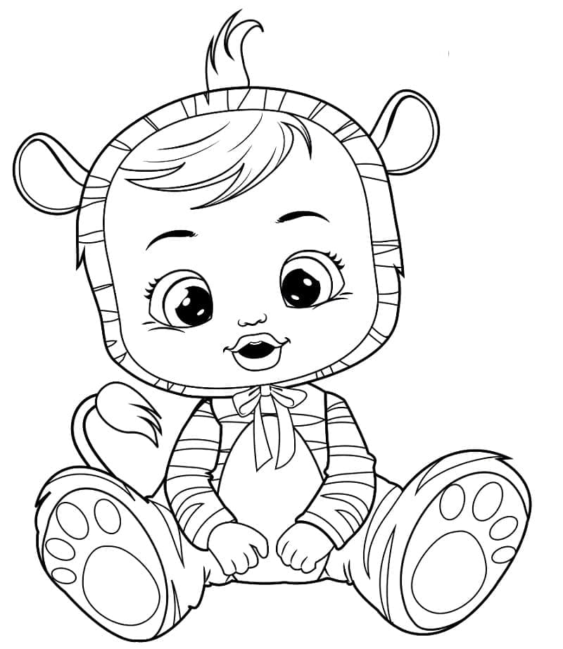 Cry Babies Nala coloring page