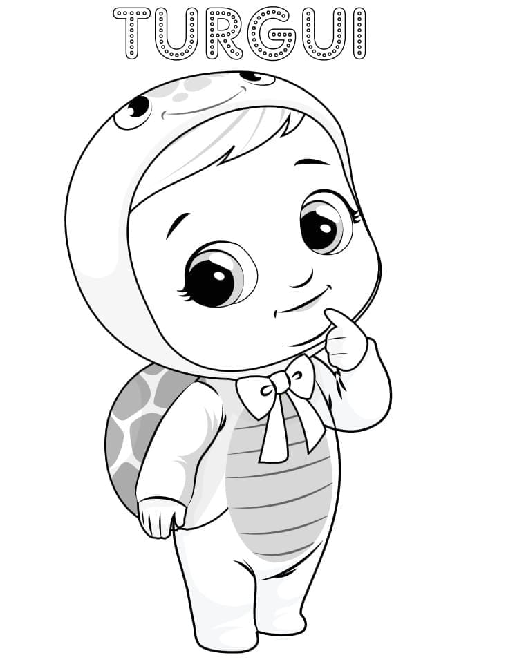 cry babies coloring pages