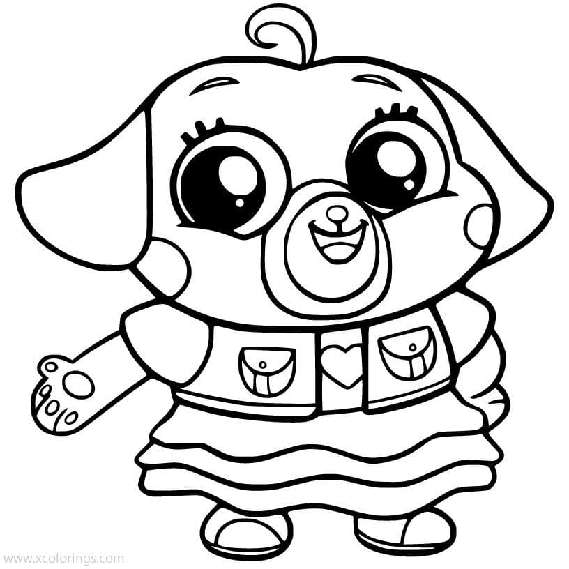 Cute Chip coloring page