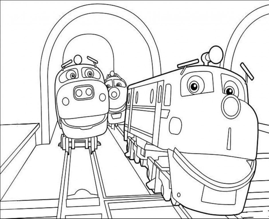 Drawing of Chuggington