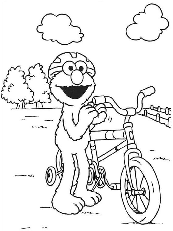 Elmo and His Bicycle