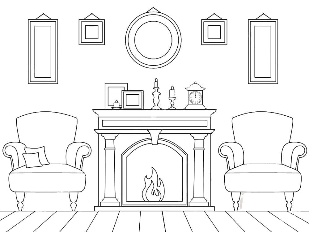 Fireplace Free Printable