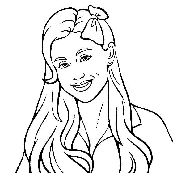 Free Printable Ariana Grande coloring page - Download, Print or Color ...