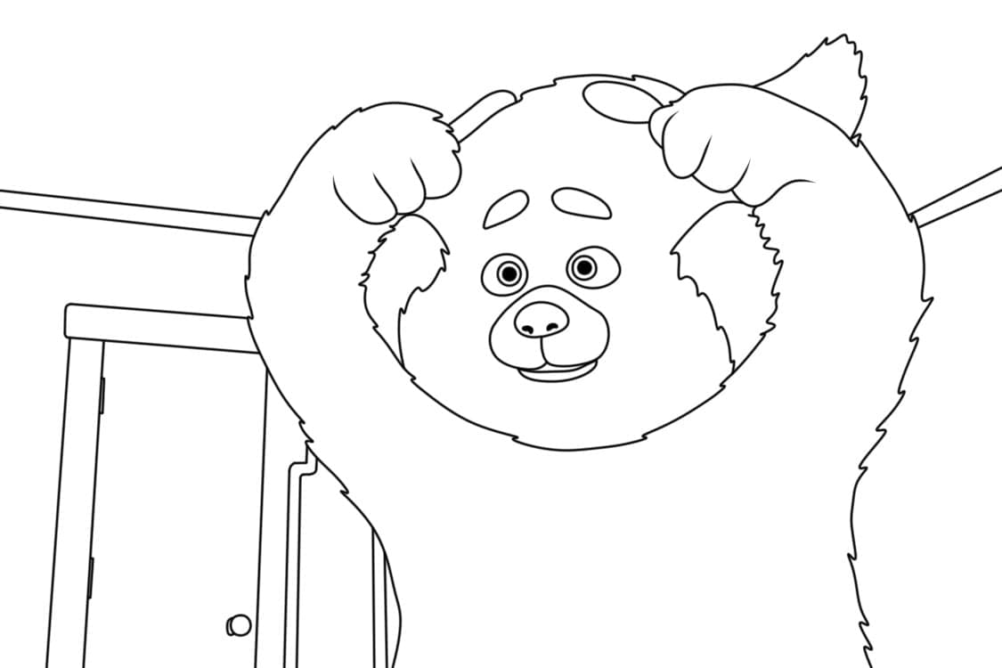 Free Turning Red coloring page