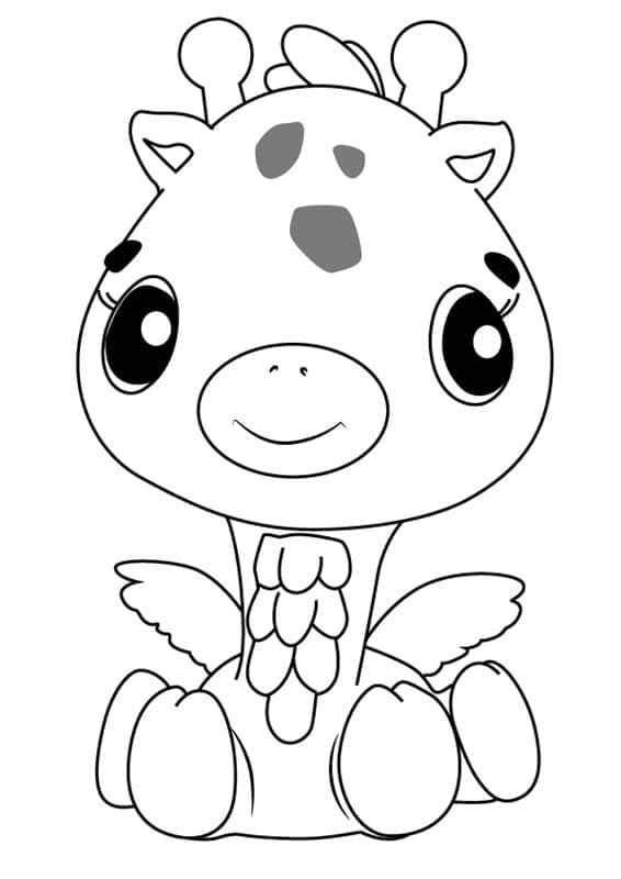 Hatchimals Girreo coloring page Download Print or Color Online