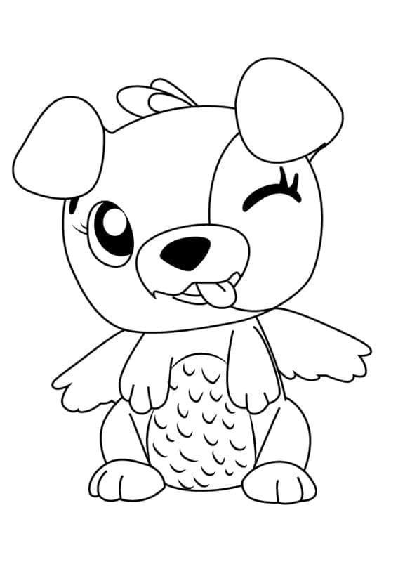 Hatchimals Puppit coloring page