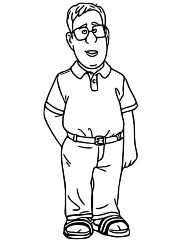 Jin Lee from Turning Red coloring page