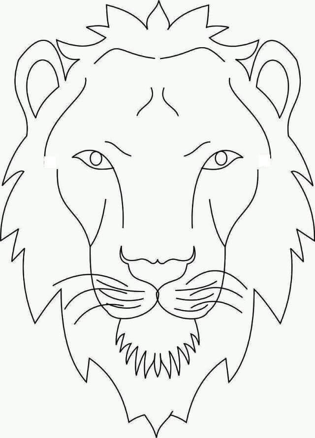 Lion Face - sheet 11