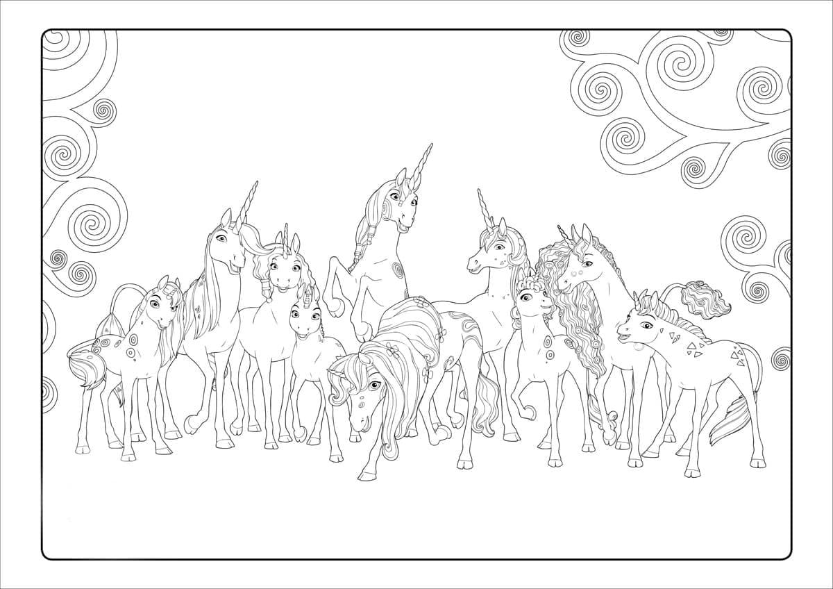 Mia and Me 5 coloring page