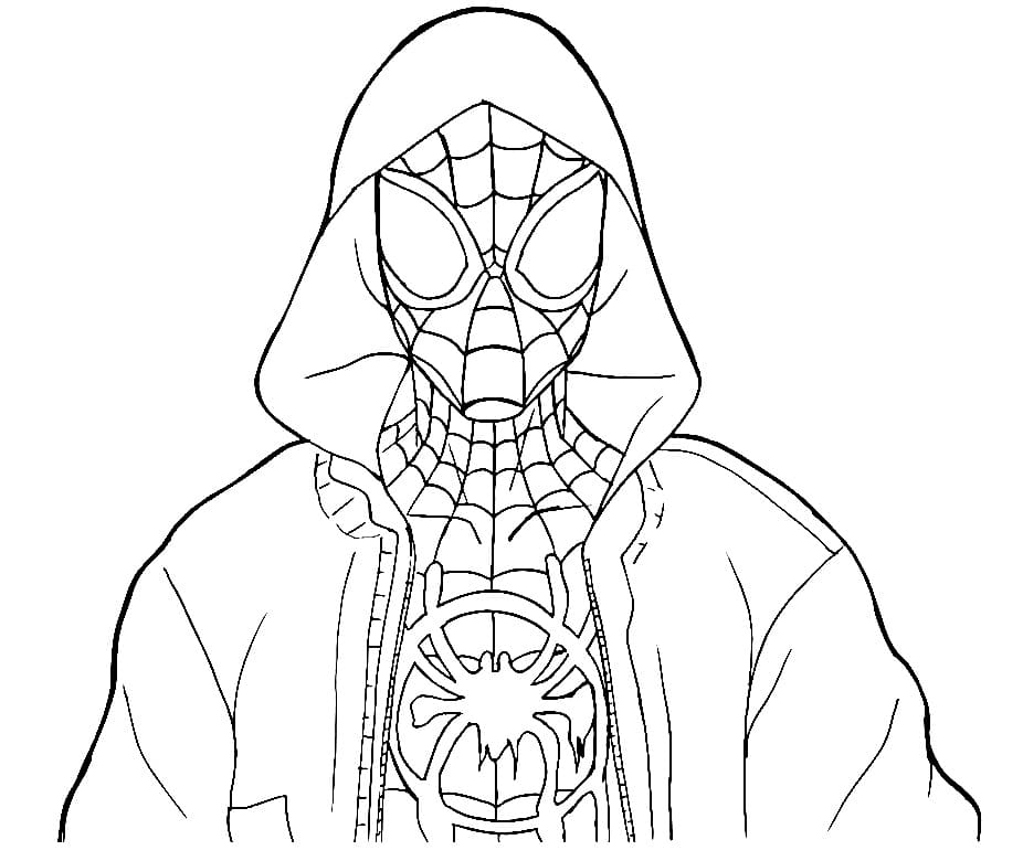 Miles Morales Printable coloring page - Download, Print or Color Online ...