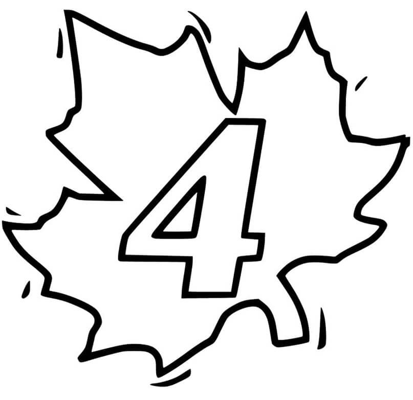number-4-coloring-pages-coloringlib