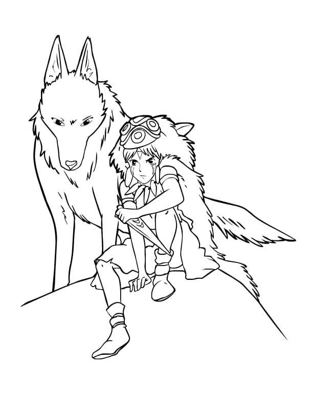 Princess Mononoke and Moro