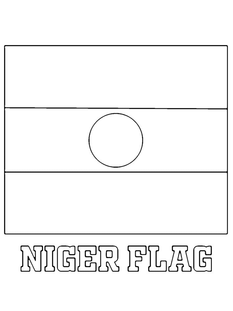 Print Niger Flag