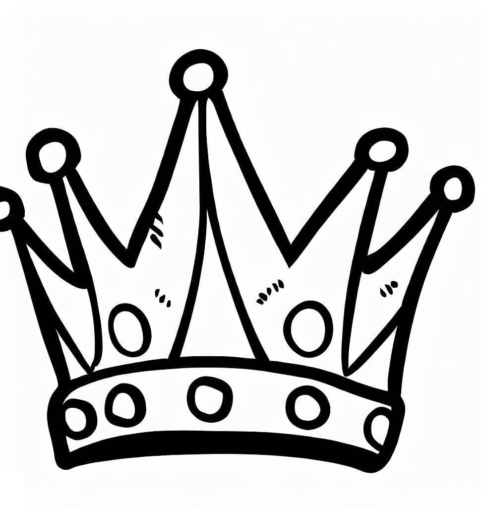 Crown coloring pages - ColoringLib