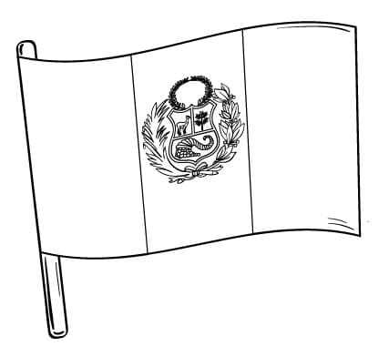 Printable Flag of Peru coloring page - Download, Print or Color Online ...