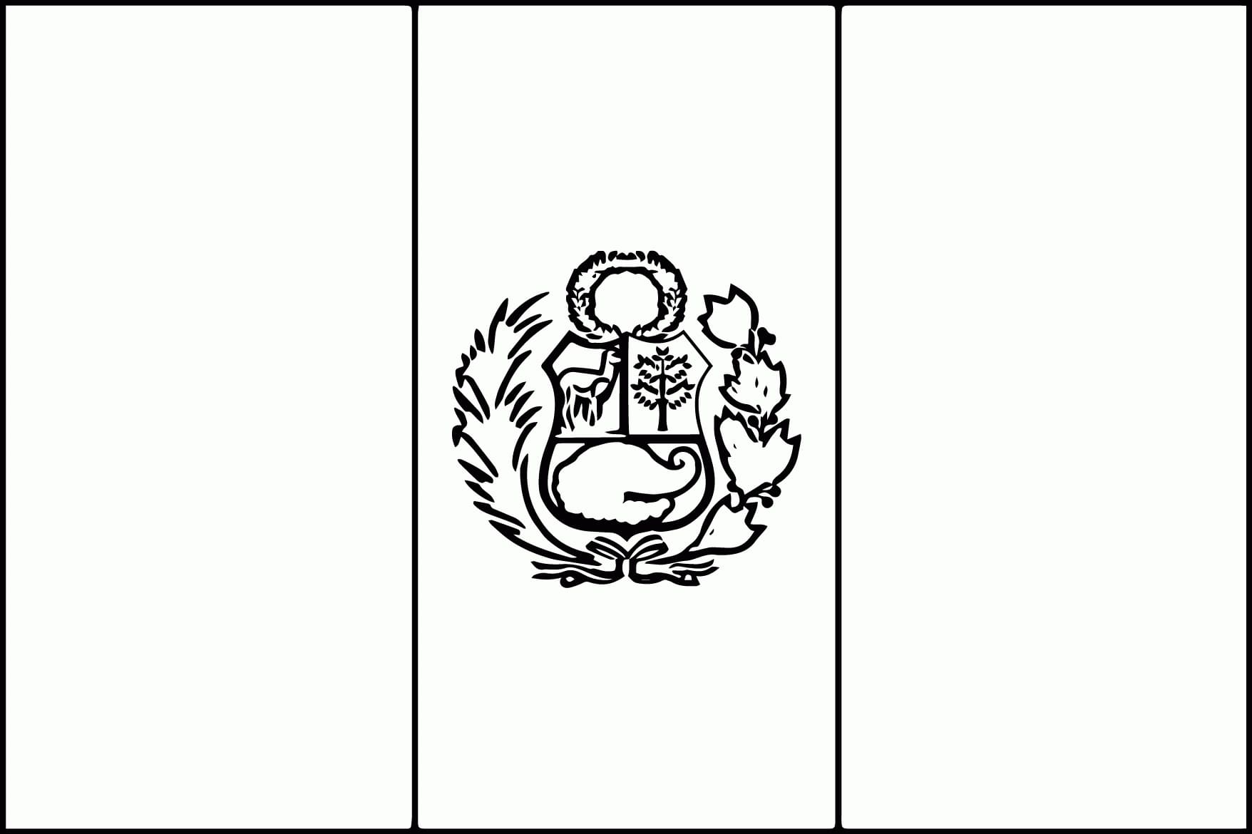 Printable Peru Flag coloring page - Download, Print or Color Online for ...