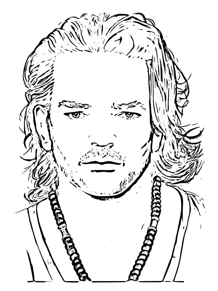 Ricardo Arjona coloring page