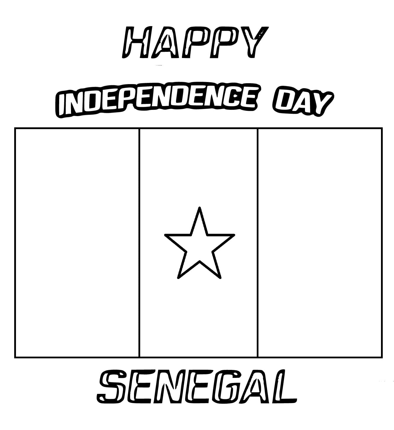 Senegal Independence Day coloring page - Download, Print or Color ...
