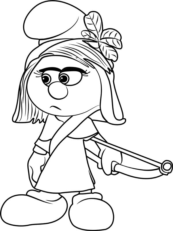 Smurfstorm from The Smurfs coloring page