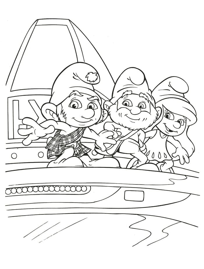 The Smurfs Movie coloring page