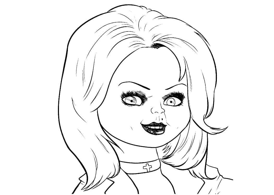 Tiffany from Chucky coloring page - Download, Print or Color Online for ...