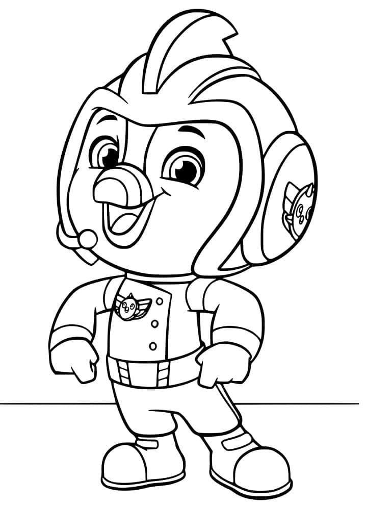 Top Wing Brody coloring page