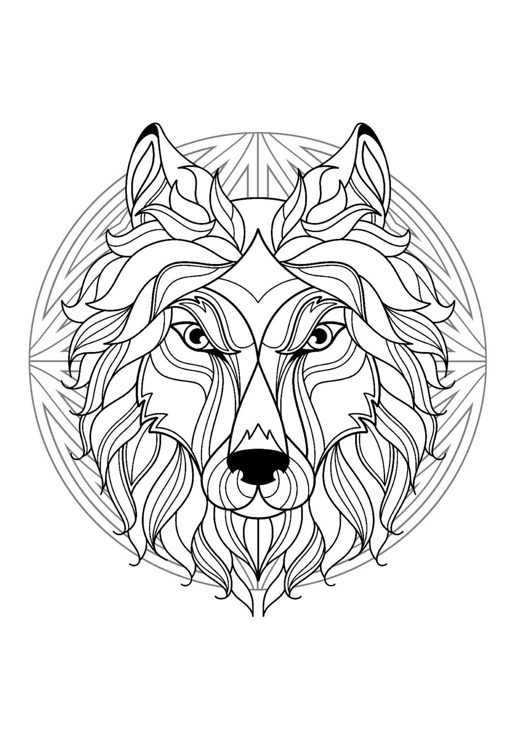 Wolf Head Mandala