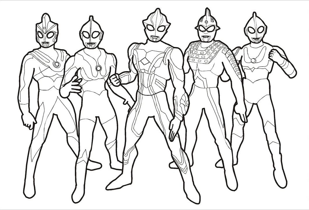 Ultraman – Sheet 12 coloring page