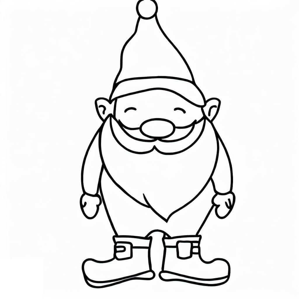 A Little Gnome coloring page - Download, Print or Color Online for Free