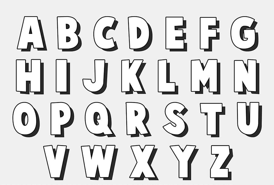 Alphabet & Letter A-Z - sheet 10