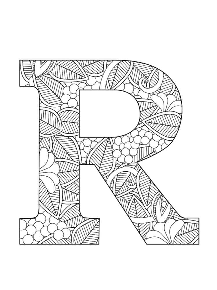 Amazing Letter R