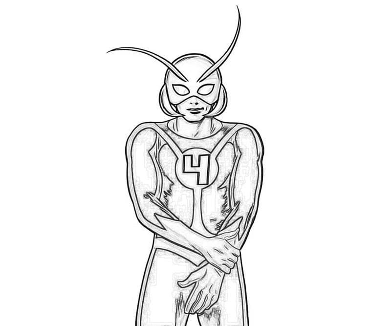 Ant-man Free For Kids coloring page