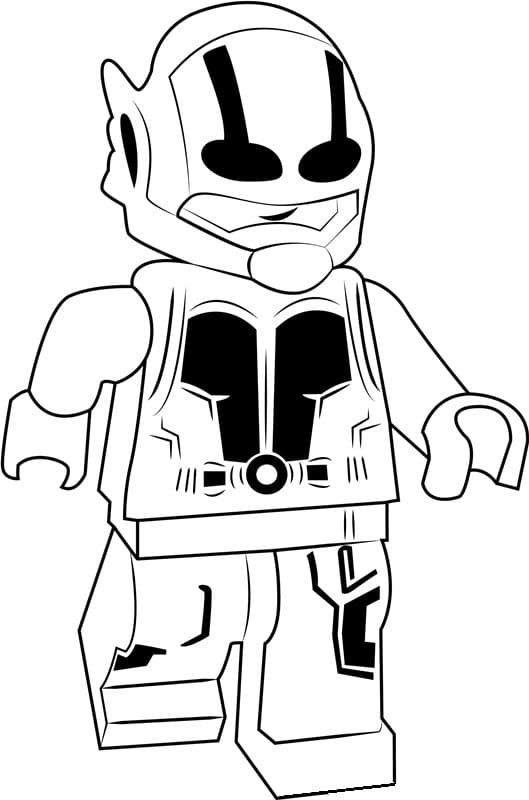 Ant Man Lego coloring page