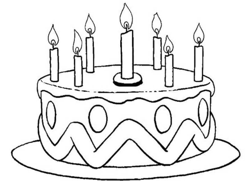 Birthday Cake For Kids coloring page - Download, Print or Color Online ...
