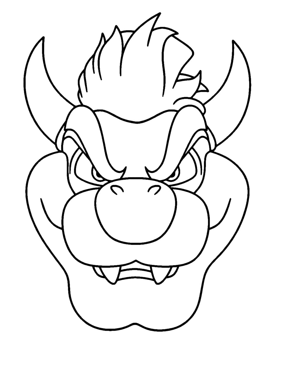 dry bowser coloring pages