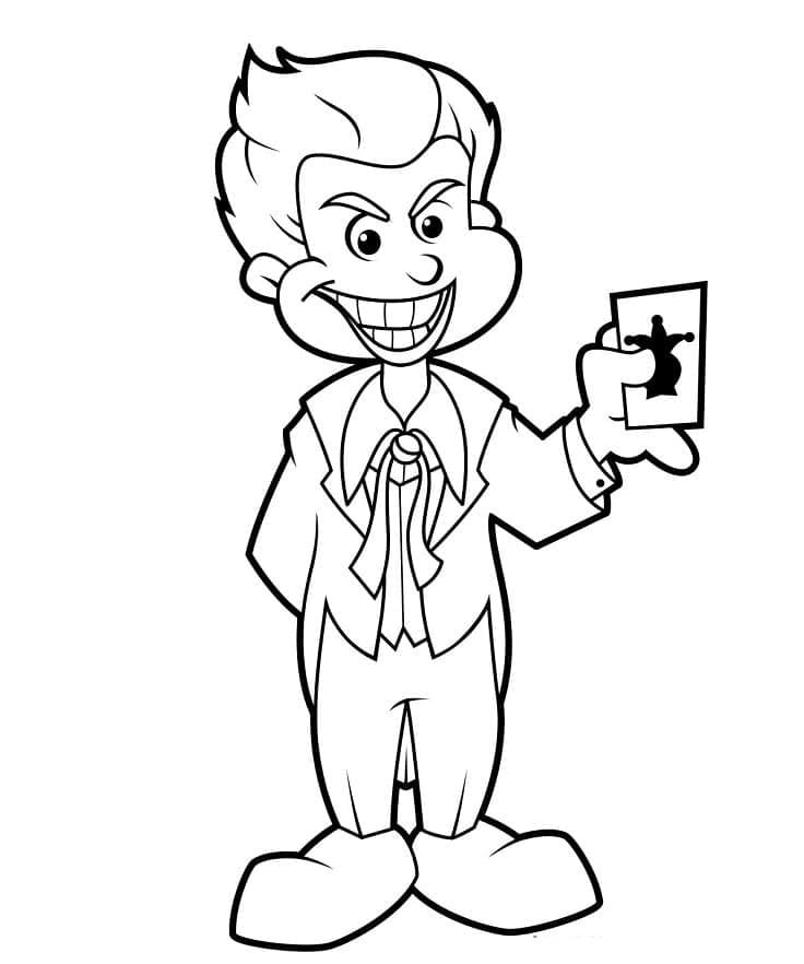 Cartoon Little Joker coloring page - Download, Print or Color Online ...